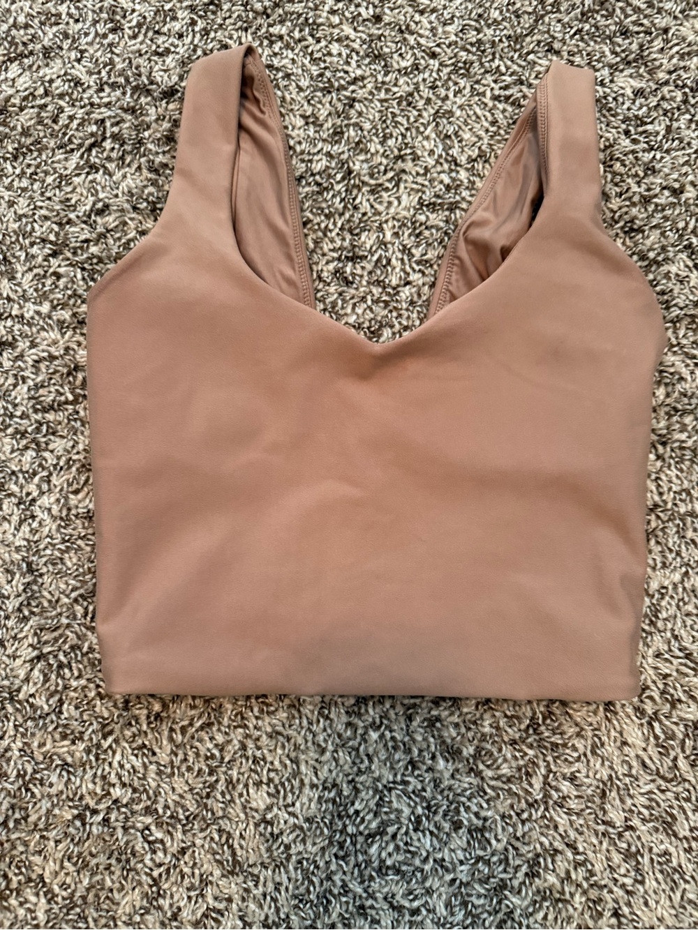 Abercrombie & Fitch Mauve/Taupe V‑Neck Tank Top